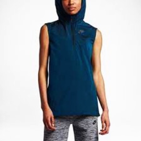 Nike Jacket Sportswear Tech Hypermesh Sleeveless Vest Size Large Blue New NWT - Picture 1 of 9